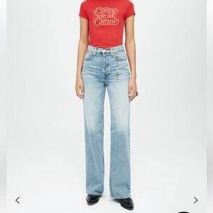 70’s Ultra High sun faded jeans RE/DONE